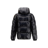 Dsquared² Black Polyamide Full-Length Jacket